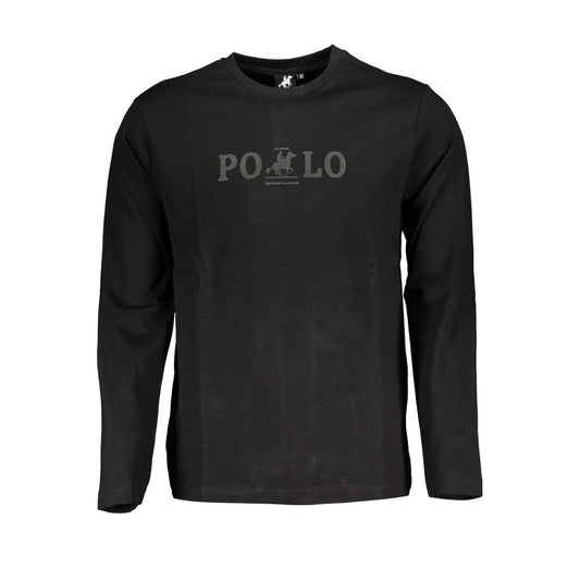 U.S. Grand Polo Black Cotton T-Shirt