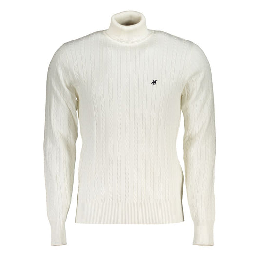 U.S. Grand Polo White Nylon Sweater