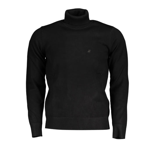 U.S. Grand Polo Black Nylon Sweater