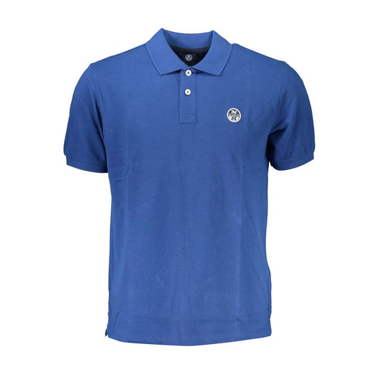 North Sails Blue Cotton Polo Shirt