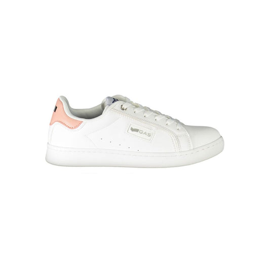 Gas White Polyester Sneaker