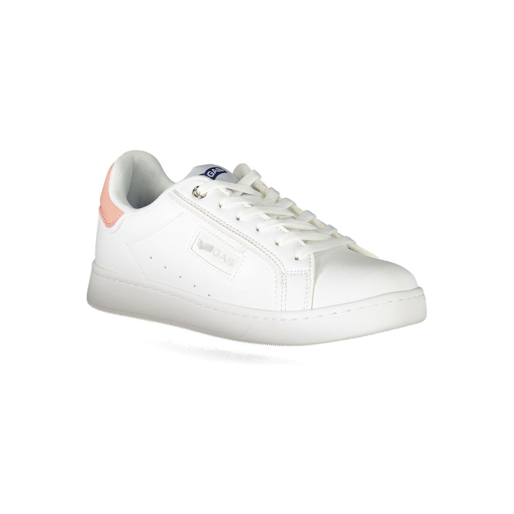 Gas White Polyester Sneaker