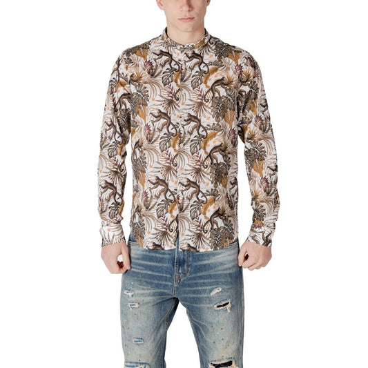 Gianni Lupo Multicolor Cotton Shirt