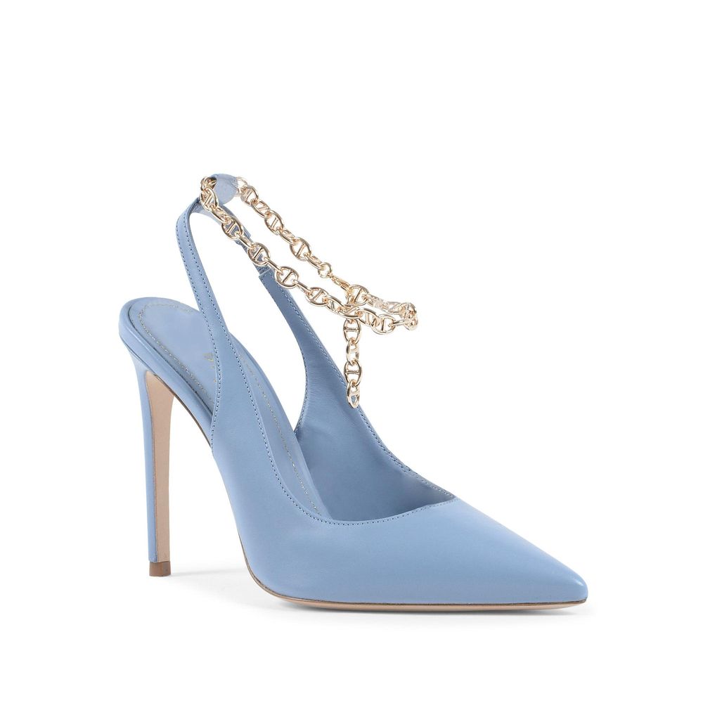 Dee Ocleppo Blue Leather Pump