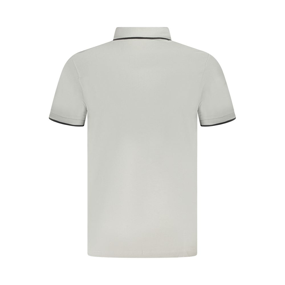Hugo Boss Gray Cotton Polo Shirt
