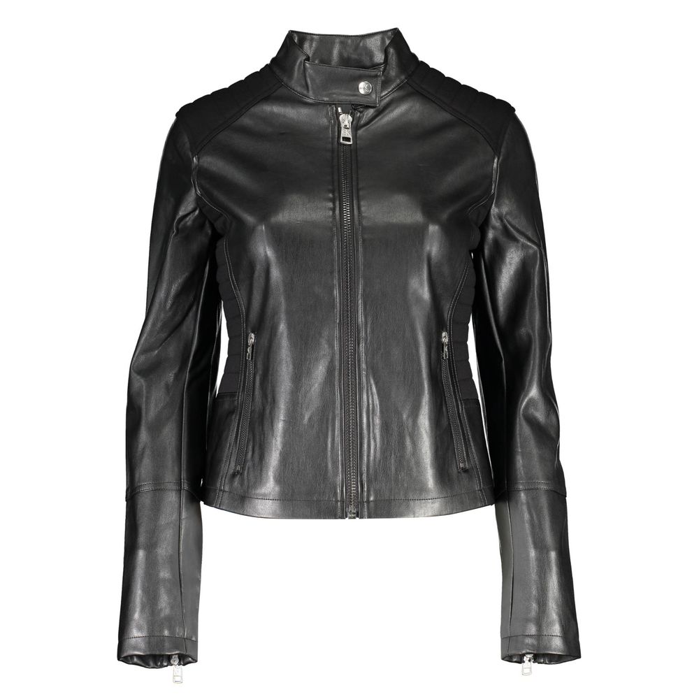 Calvin Klein Black Polyester Jackets & Coat