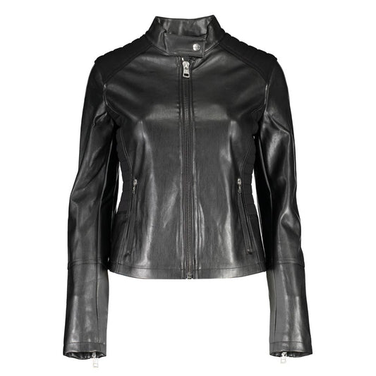Calvin Klein Black Polyester Jackets & Coat