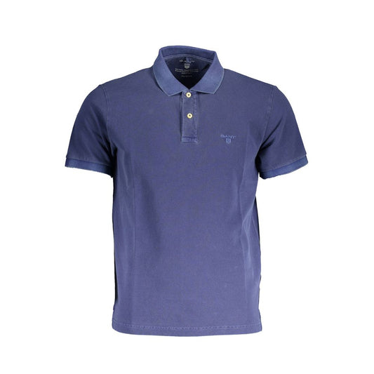 Gant Blue Cotton Polo Shirt