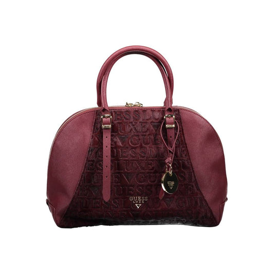 Guess Jeans Purple Leather Handbag