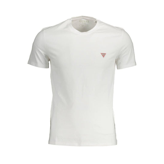 Guess Jeans White Cotton T-Shirt