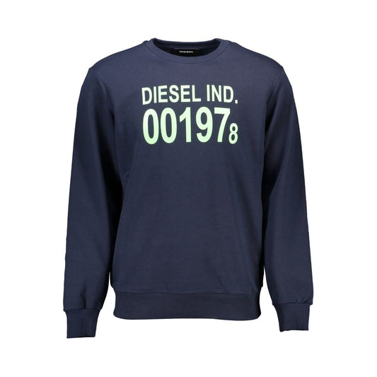 Diesel Blue Cotton Sweater