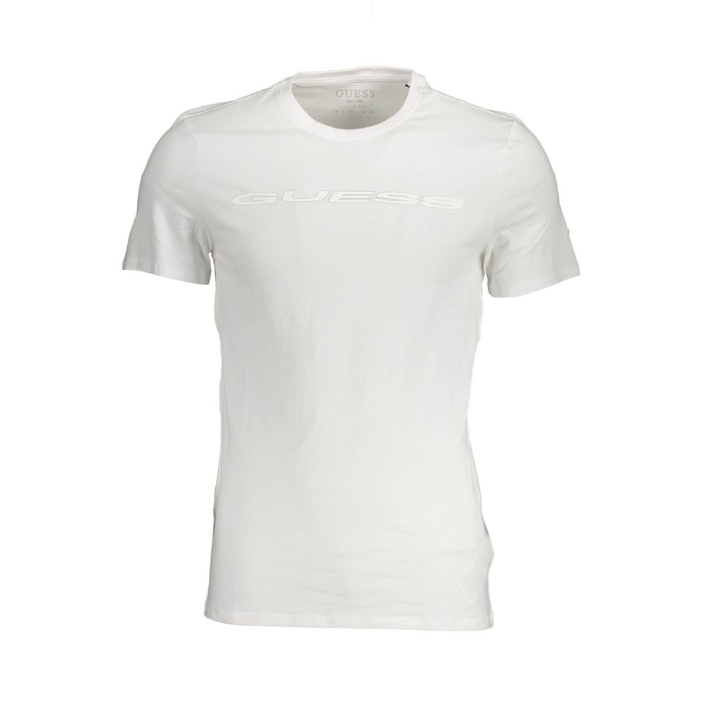 Guess Jeans White Cotton T-Shirt