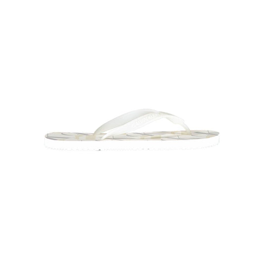 Calvin Klein White Polyester Sandal