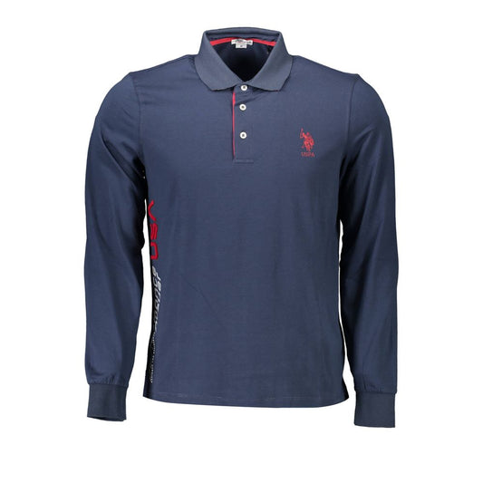 U.S. POLO ASSN. Blue Cotton Polo Shirt
