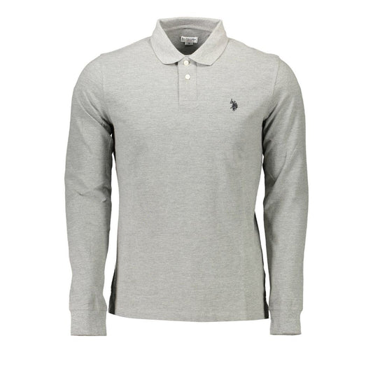 U.S. POLO ASSN. Gray Cotton Polo Shirt