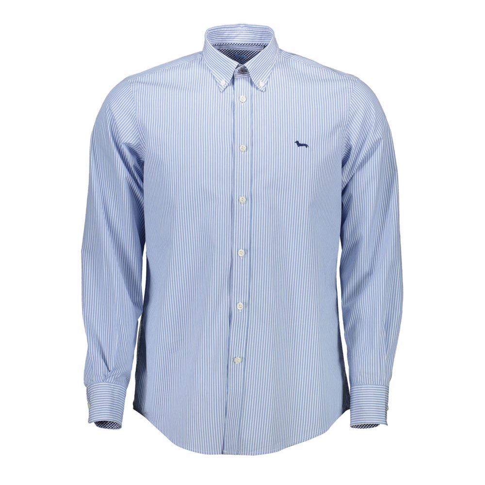 Harmont & Blaine Blue Cotton Shirt