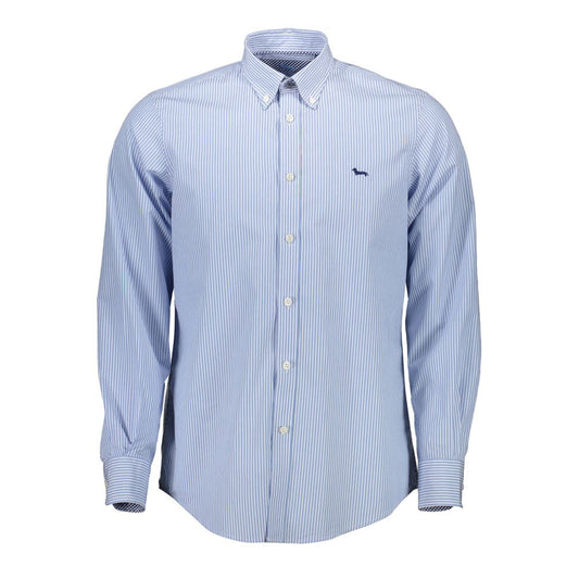 Harmont & Blaine Blue Cotton Shirt