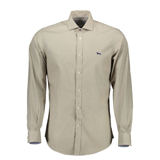 Harmont & Blaine Beige Cotton Shirt