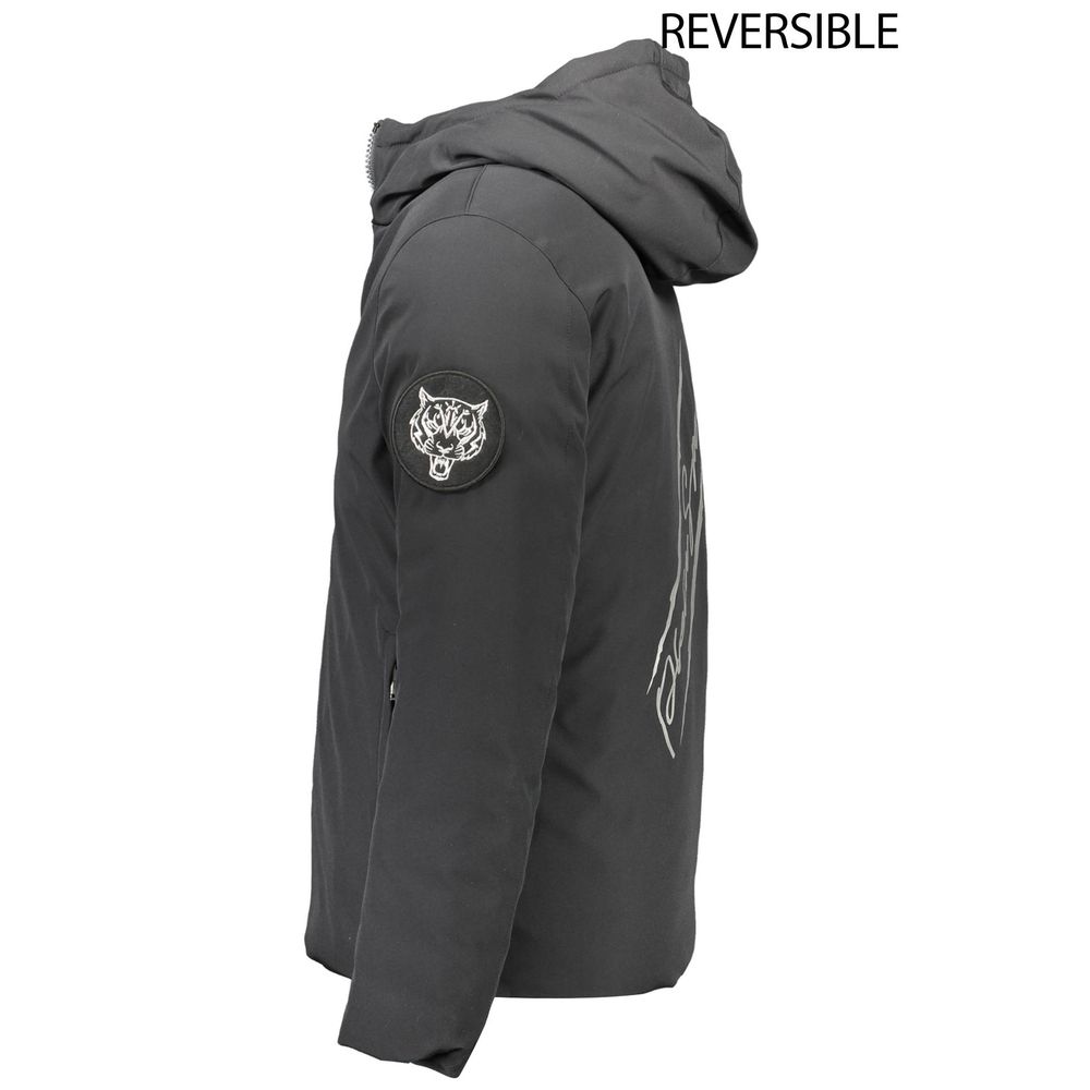 Plein Sport Black Polyester Jacket