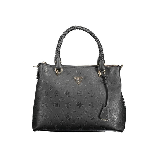 Guess Jeans Black Polyethylene Handbag
