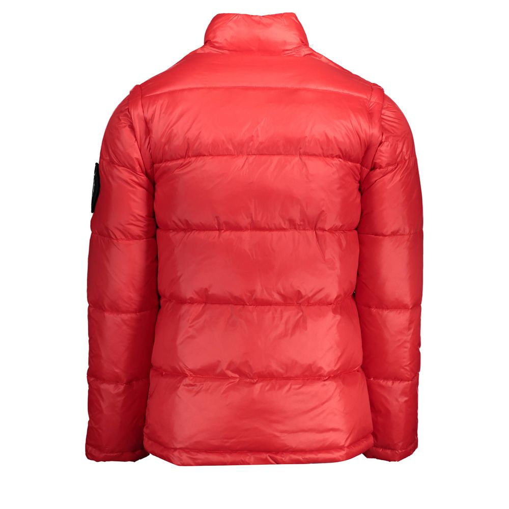 Plein Sport Red Polyamide Jacket