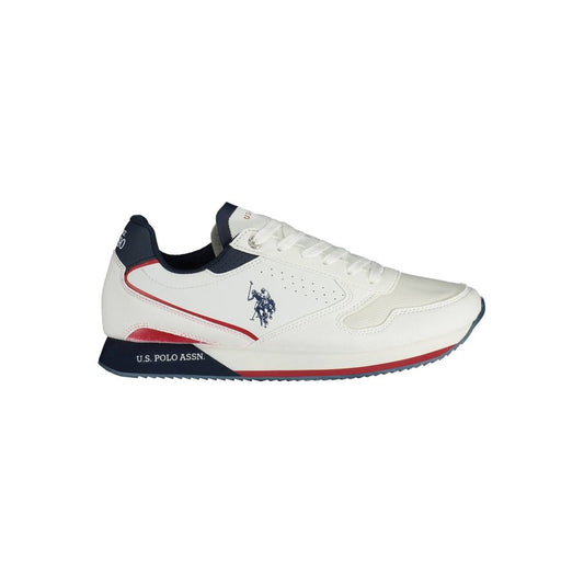 U.S. POLO ASSN. White Polyester Sneaker