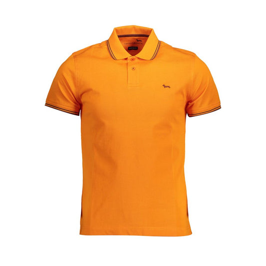 Harmont & Blaine Orange Cotton Polo Shirt