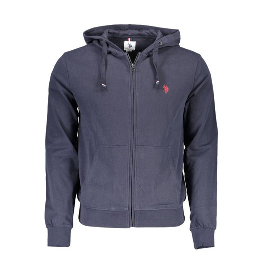U.S. POLO ASSN. Modri bombažni pulover