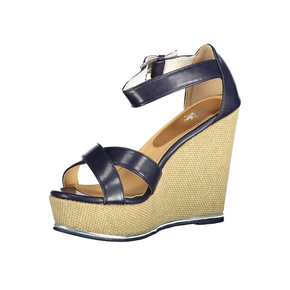 U.S. POLO ASSN. Blue Cotton Sandal