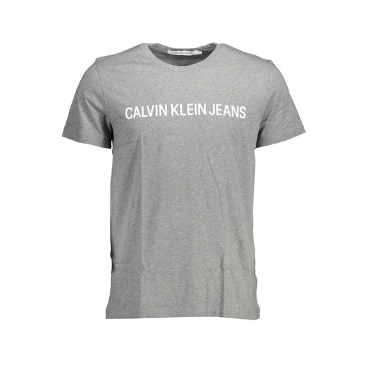 Calvin Klein Gray Cotton T-Shirt