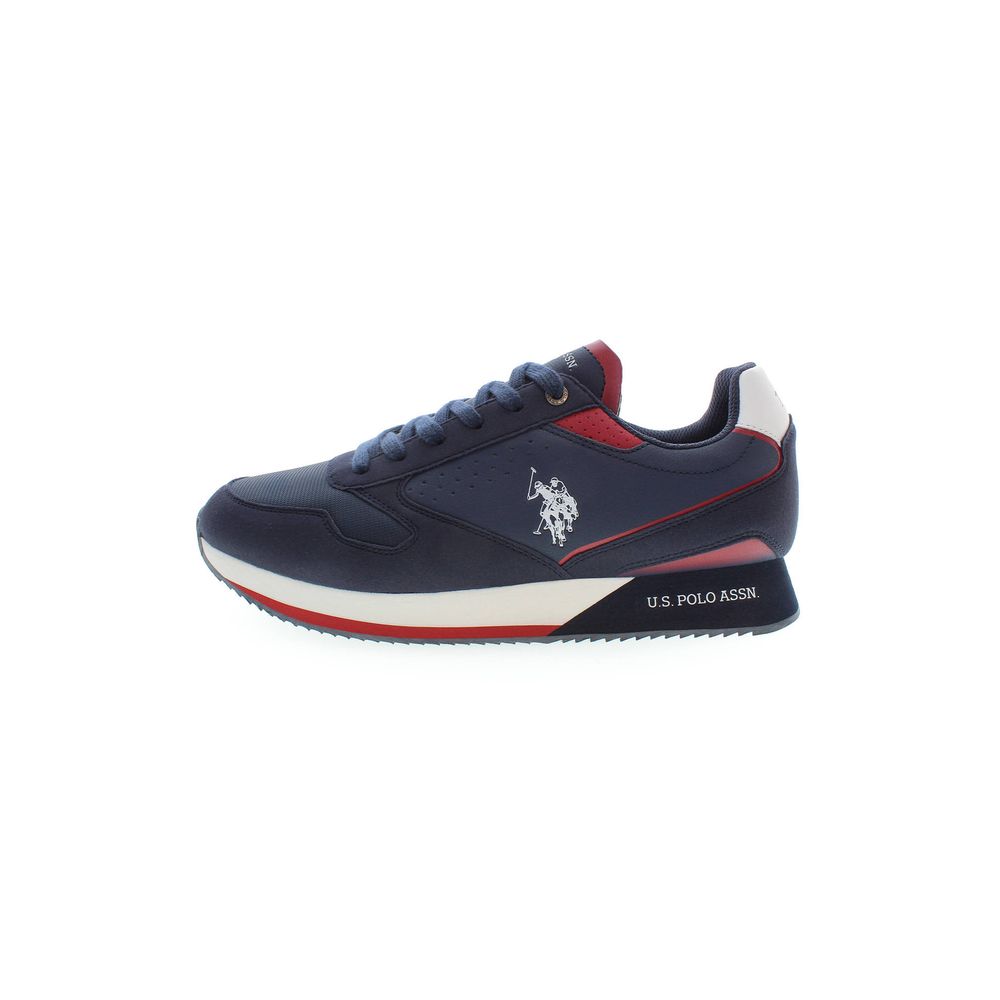 U.S. POLO ASSN. Blue Polyester Sneaker