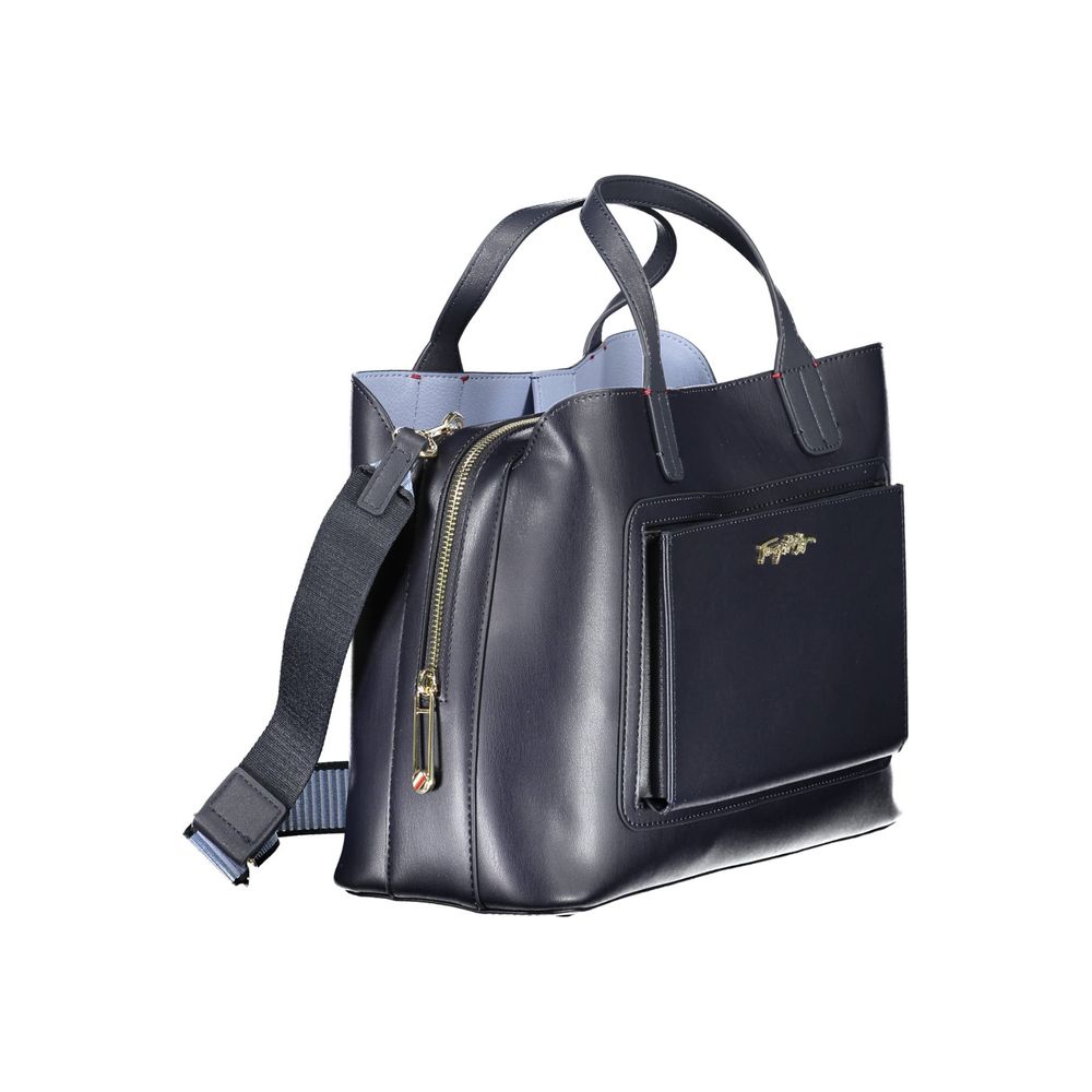 Tommy Hilfiger Blue Polyethylene Handbag