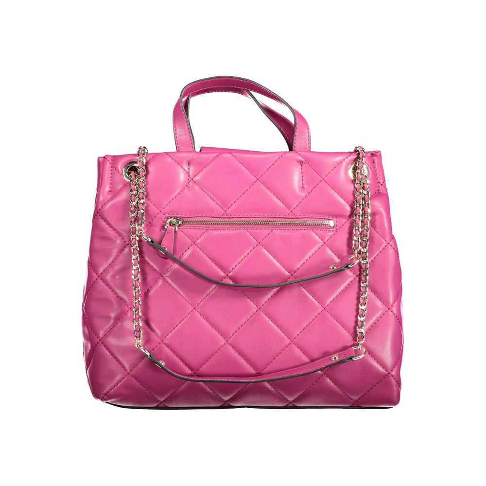 Guess Jeans Pink Polyethylene Handbag