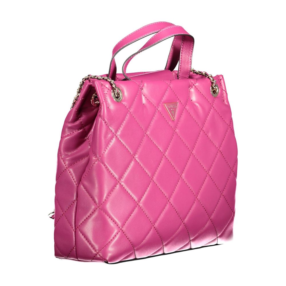 Guess Jeans Pink Polyethylene Handbag