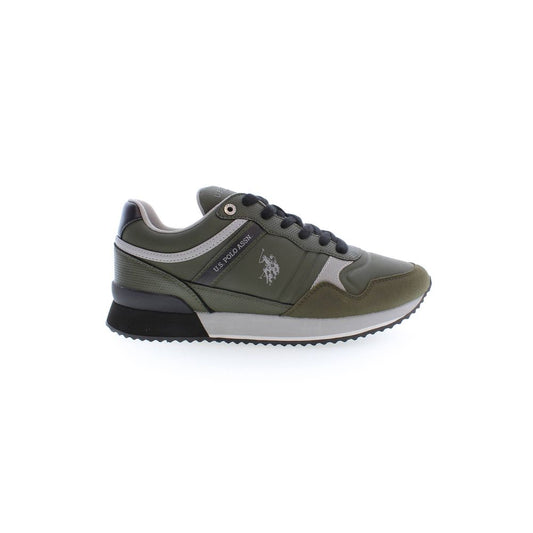 U.S. POLO ASSN. Green Polyester Sneaker