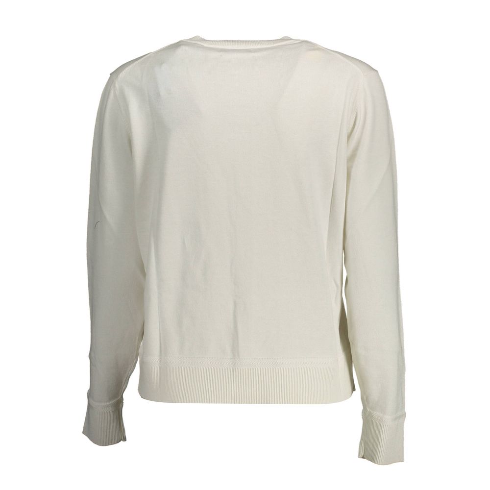 Gant White Cotton Sweater