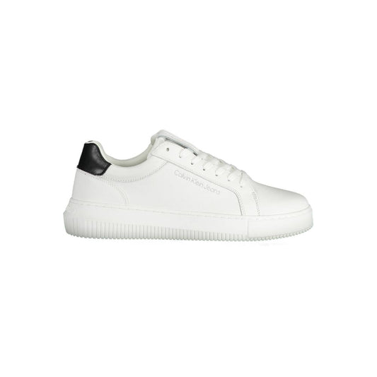 Calvin Klein White Polyester Sneaker