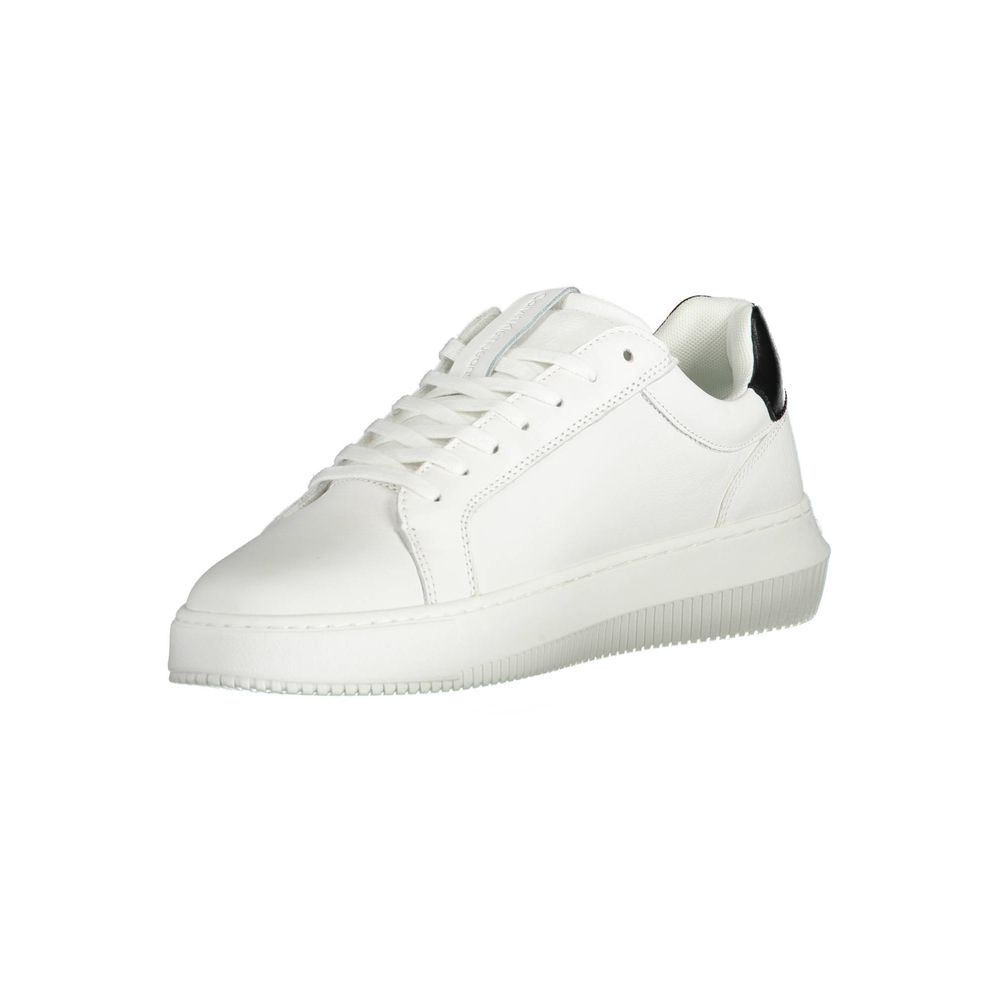 Calvin Klein White Polyester Sneaker