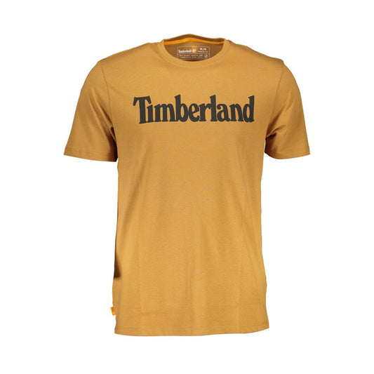 Timberland Brown Cotton T-Shirt