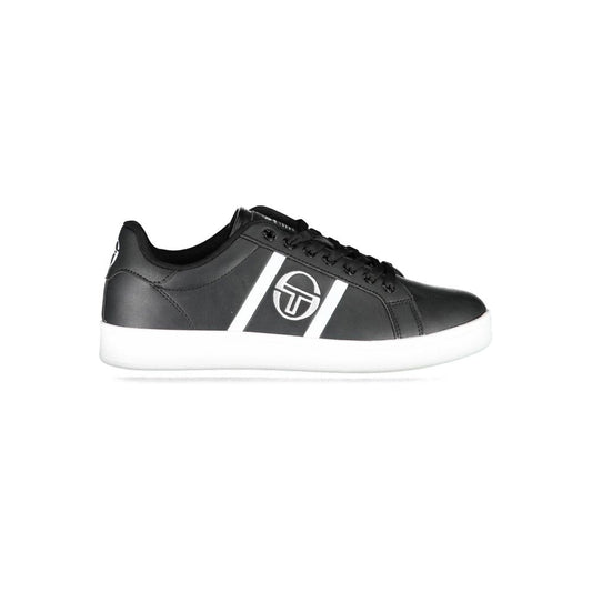 Sergio Tacchini Black Polyester Sneaker