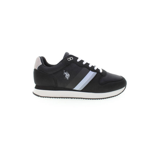 U.S. POLO ASSN. Black Polyester Sneaker