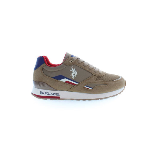 U.S. POLO ASSN. Brown Polyester Sneaker
