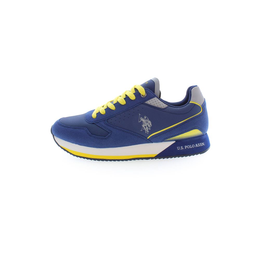 U.S. POLO ASSN. Blue Polyester Sneaker