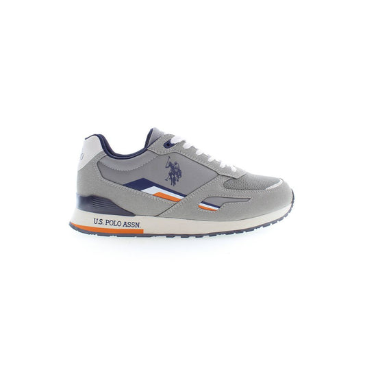 U.S. POLO ASSN. Gray Polyester Sneaker