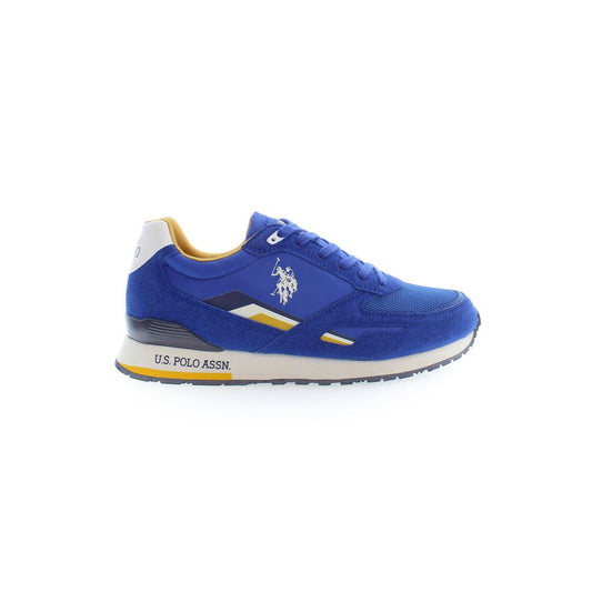 U.S. POLO ASSN. Blue Polyester Sneaker