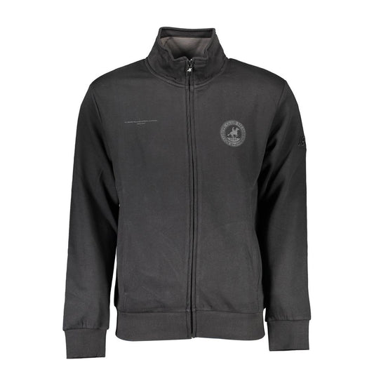 U.S. Grand Polo Black Cotton Sweater