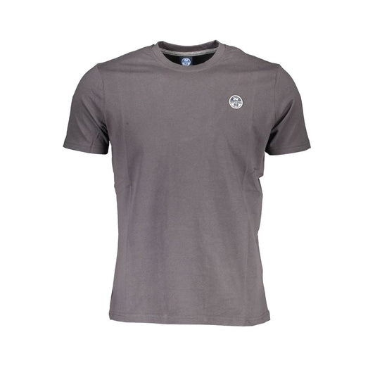North Sails Gray Cotton T-Shirt
