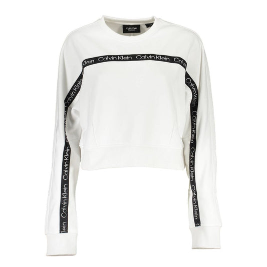 Calvin Klein White Polyester Sweater