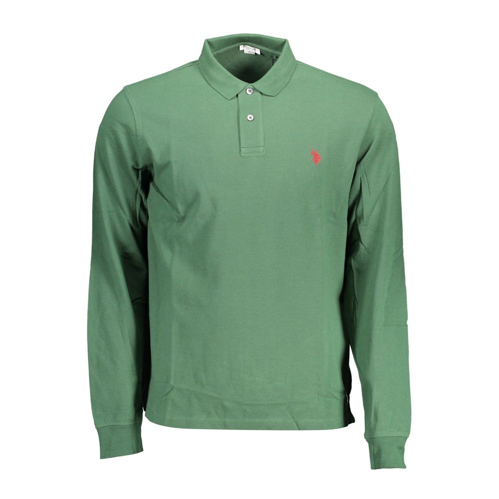 U.S. POLO ASSN. Green Cotton Polo Shirt