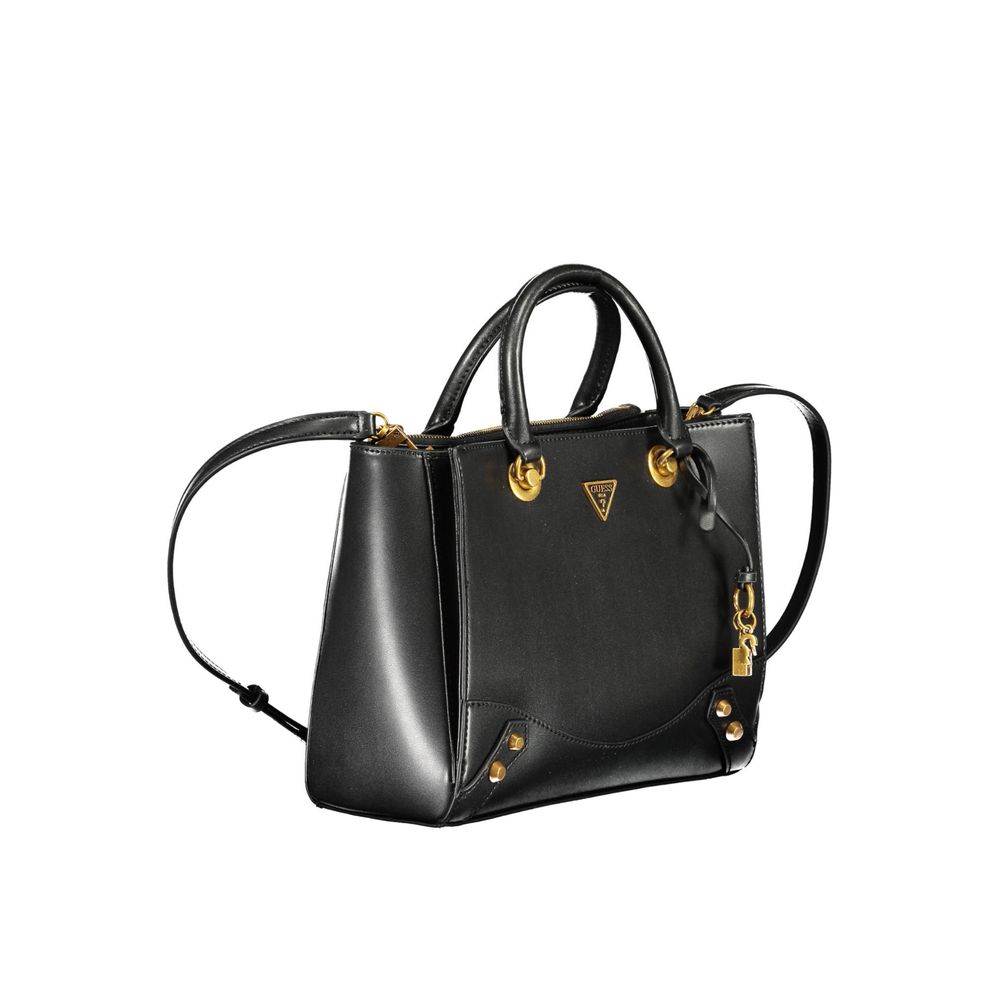 Guess Jeans Black Polyethylene Handbag